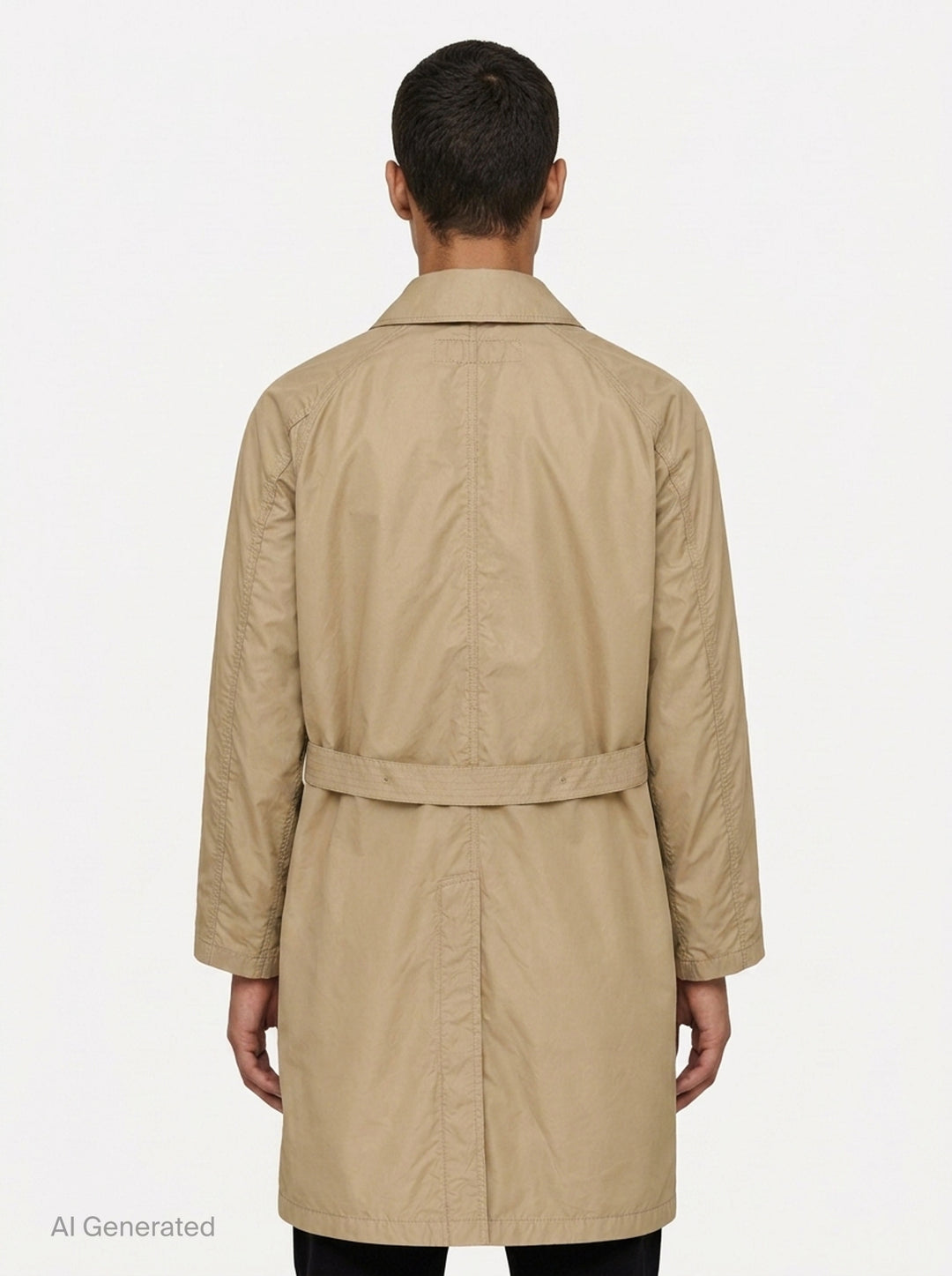 Cotton Polyester Gabardine Coat | Comme des Garçons Homme | Club21 - back