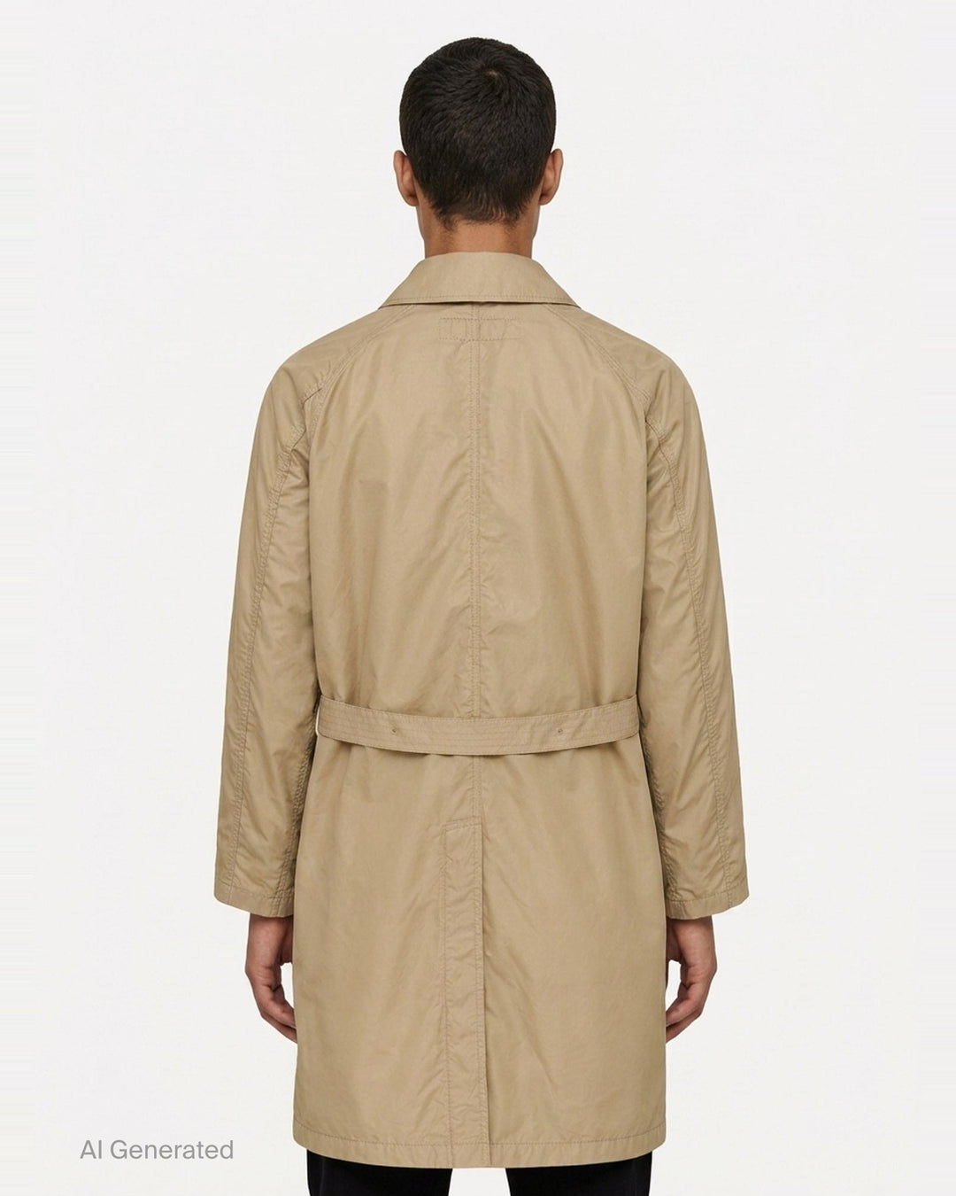 Cotton Polyester Gabardine Coat | Comme des Garçons Homme | Club21 - back