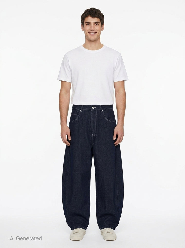 Cotton Reactive Denim Jeans | Comme des Garçons Homme | Club21 - front