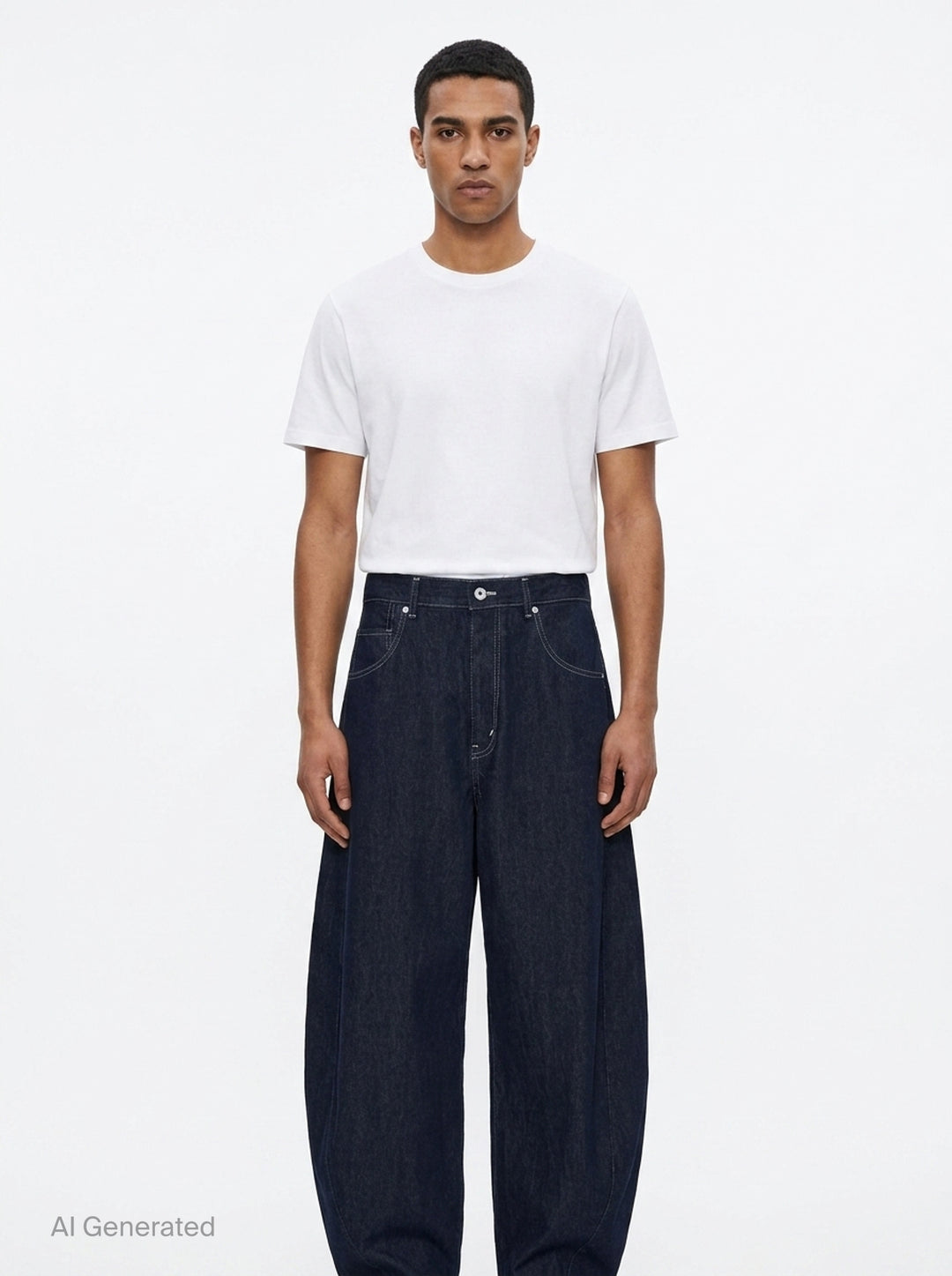 Cotton Reactive Denim Jeans | Comme des Garçons Homme | Club21 - front