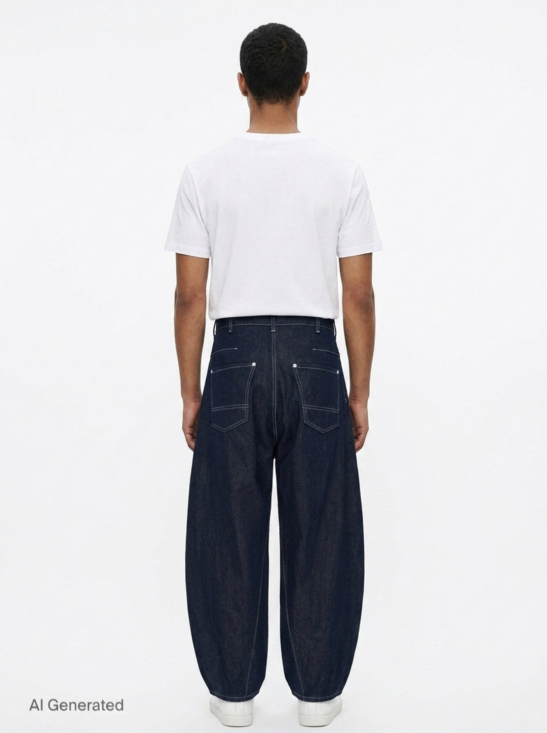 Cotton Reactive Denim Jeans | Comme des Garçons Homme | Club21 - back