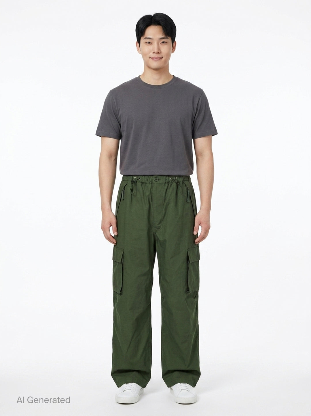 Cotton Ripstop Cargo Pants | Comme des Garçons Homme | Club21 - front