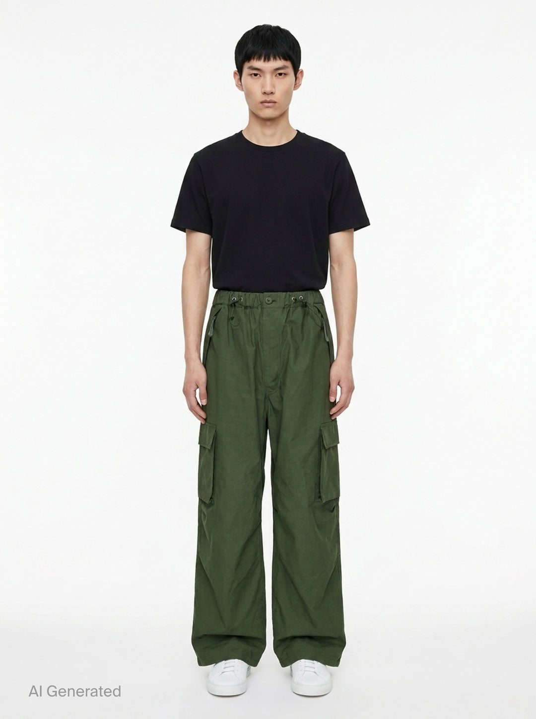 Cotton Ripstop Cargo Pants | Comme des Garçons Homme | Club21 - front