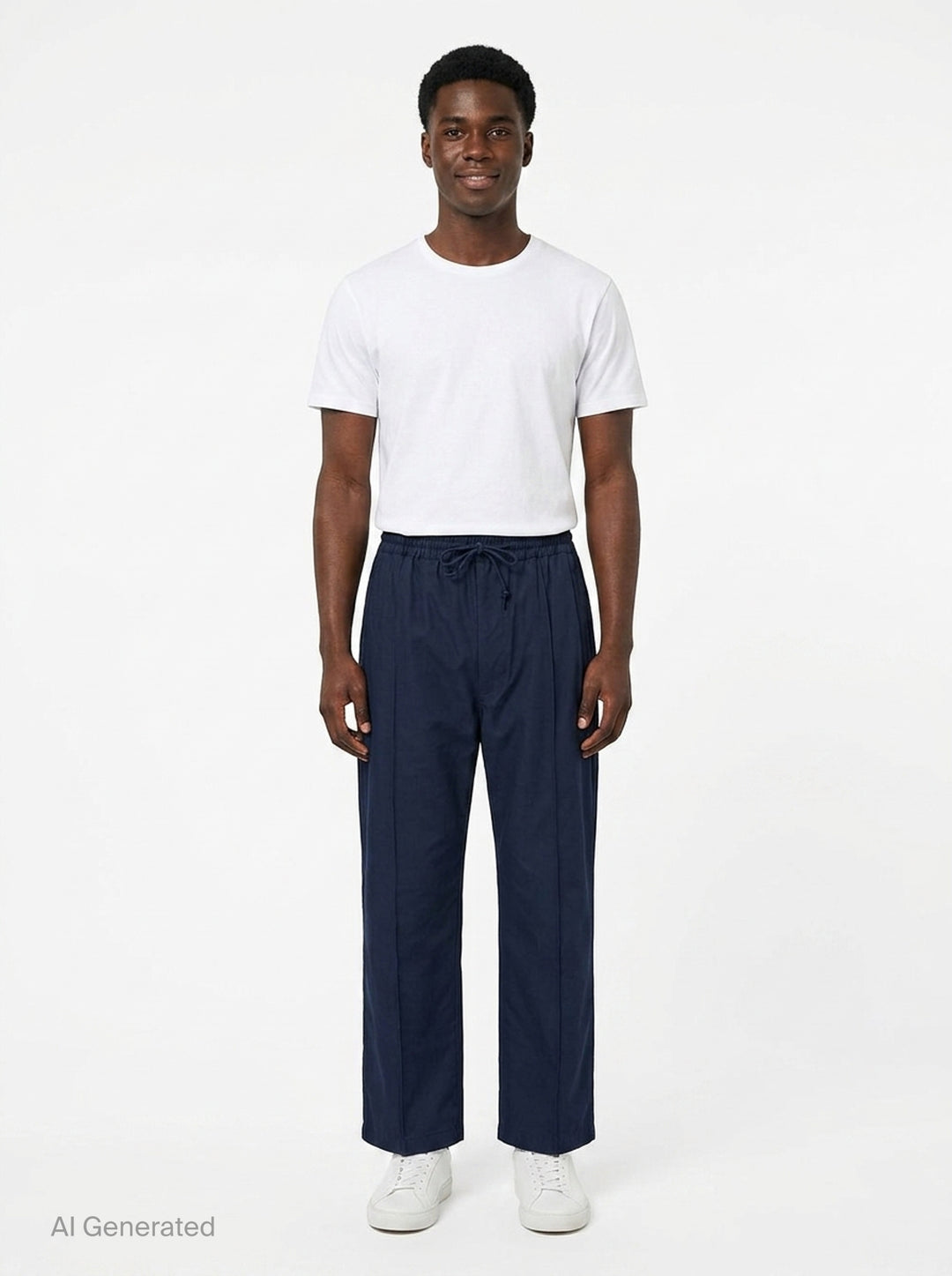 Cotton Twill Wide Leg Pants | Comme des Garçons Homme | Club21 - front