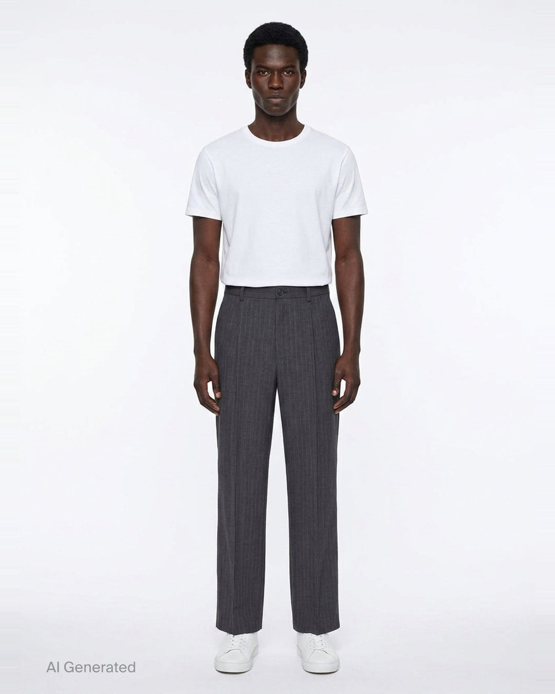 Wool Dobby Stripe Pants | Comme des Garçons Homme Deux | Club21 - front