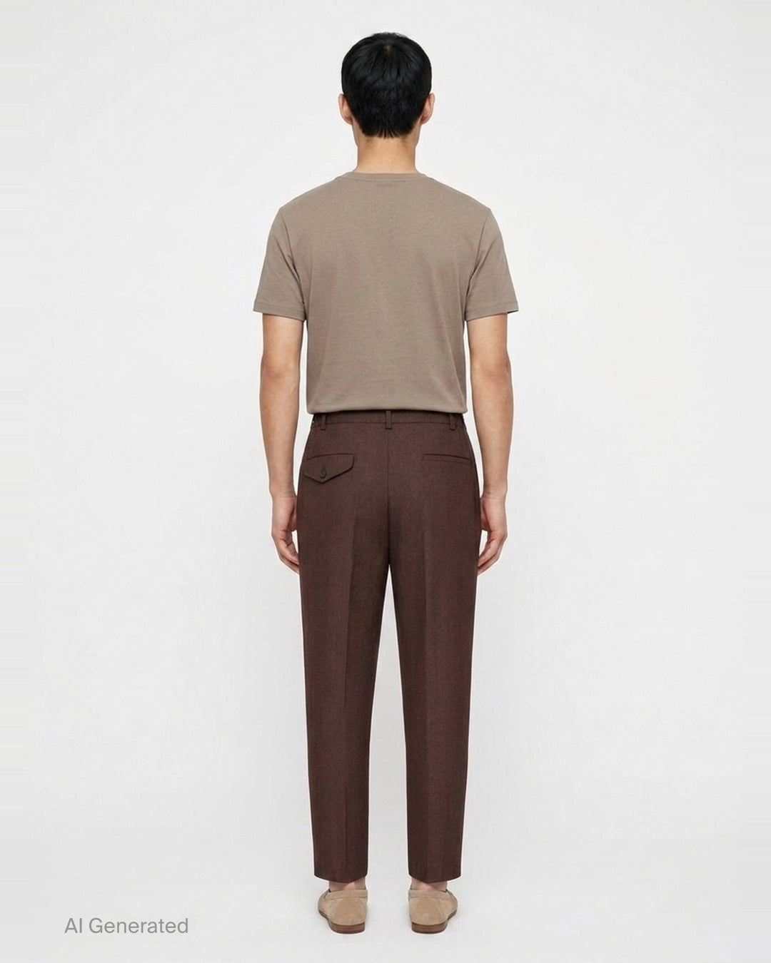 Wool Mini Herringbone Pants | Comme des Garçons Homme Deux | Club21 - back