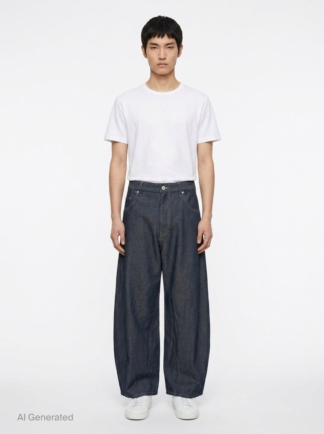 Garment Dyed Wide Leg Jeans | Comme des Garçons Homme | Club21 - front