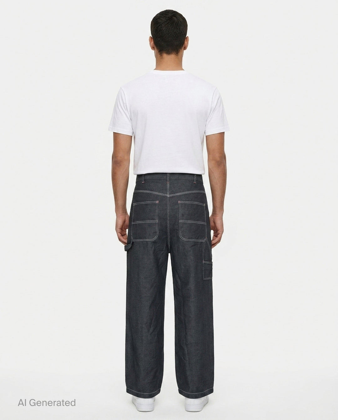 Garment Dyed Wide Leg Pants | Comme des Garçons Homme | Club21 - back