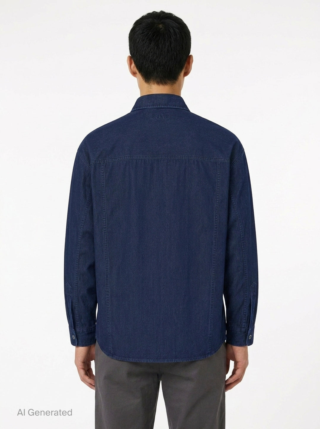 Light Oz Long Sleeve Denim Shirt | Comme des Garçons Homme | Club21 - back