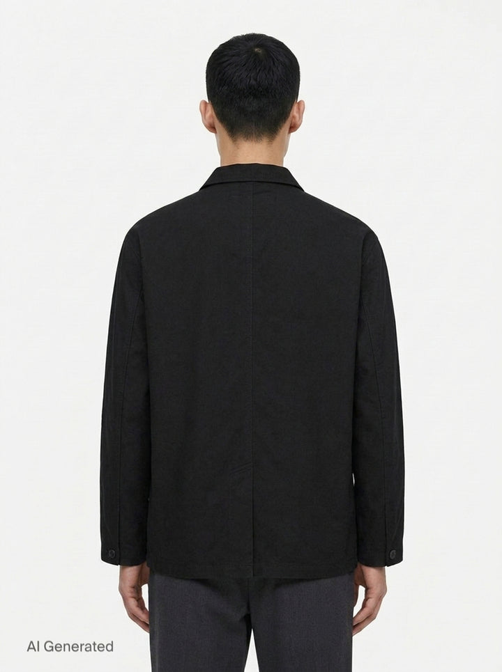 Nylon Twill Cotton Ripstop Jacket | Comme des Garçons Homme | Club21 - back