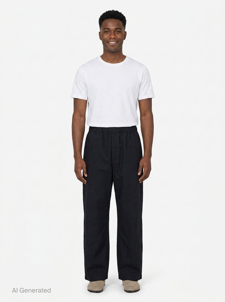 Nylon Twill Wide Pants | Comme des Garçons Homme | Club21 - front
