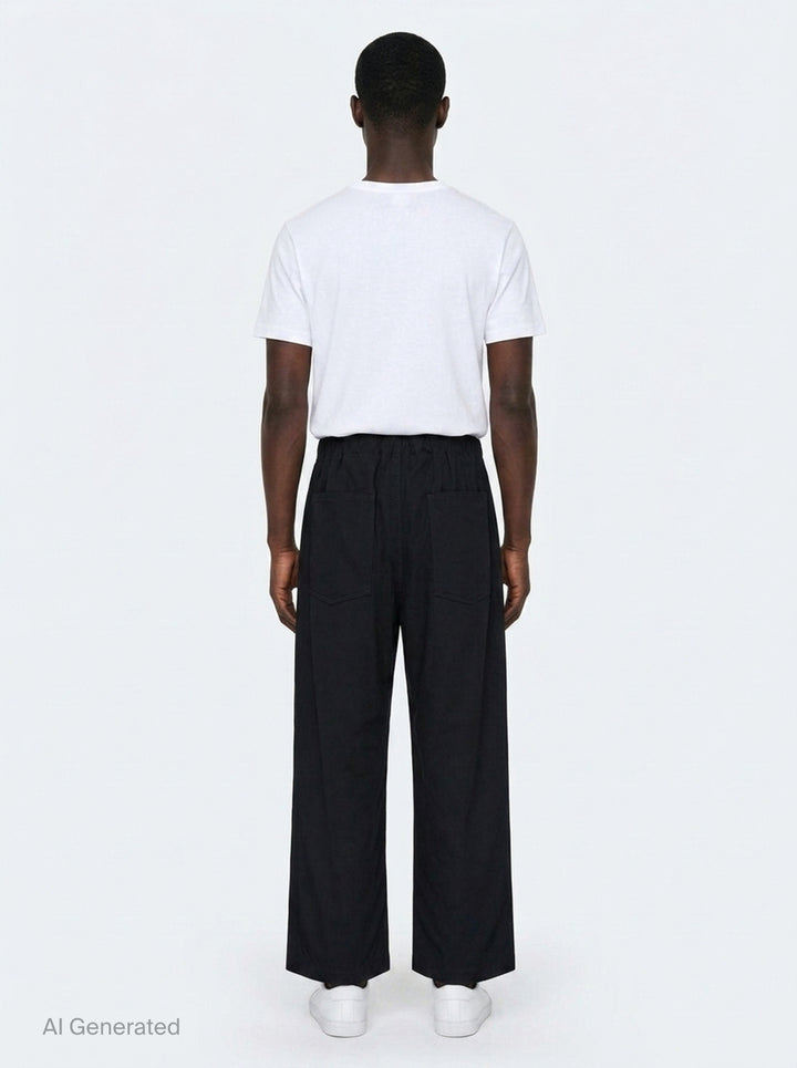 Nylon Twill Wide Pants | Comme des Garçons Homme | Club21 - back