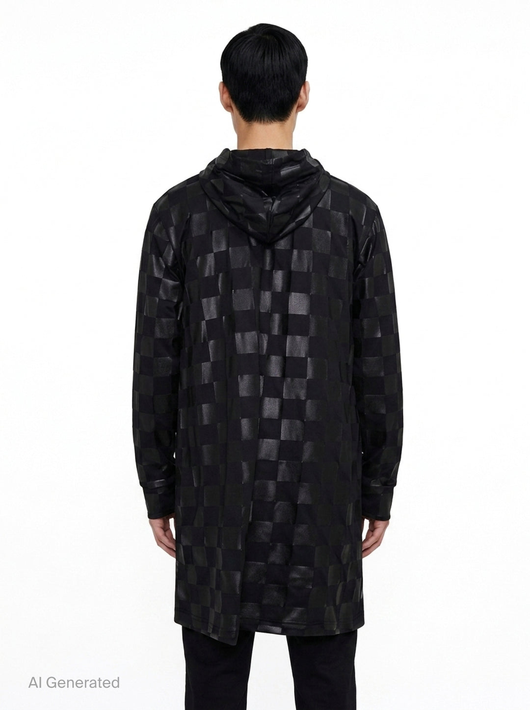 Glossy PU Print Long Sleeve Jacket | Comme des Garçons Homme Plus | Club21 - back