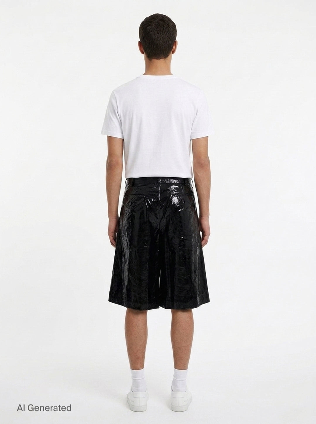 Velvet Pleated Shorts | Comme des Garçons Homme Plus | Club21 - back