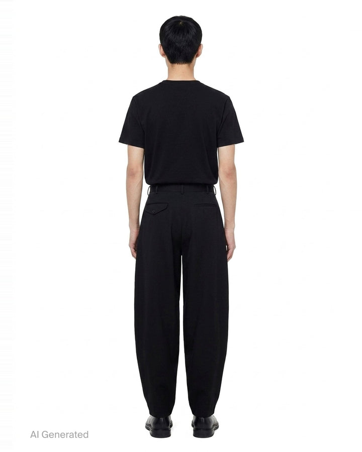 Wool Double Weave Gabardine Pants | Comme des Garçons Homme Plus | Club21 - back