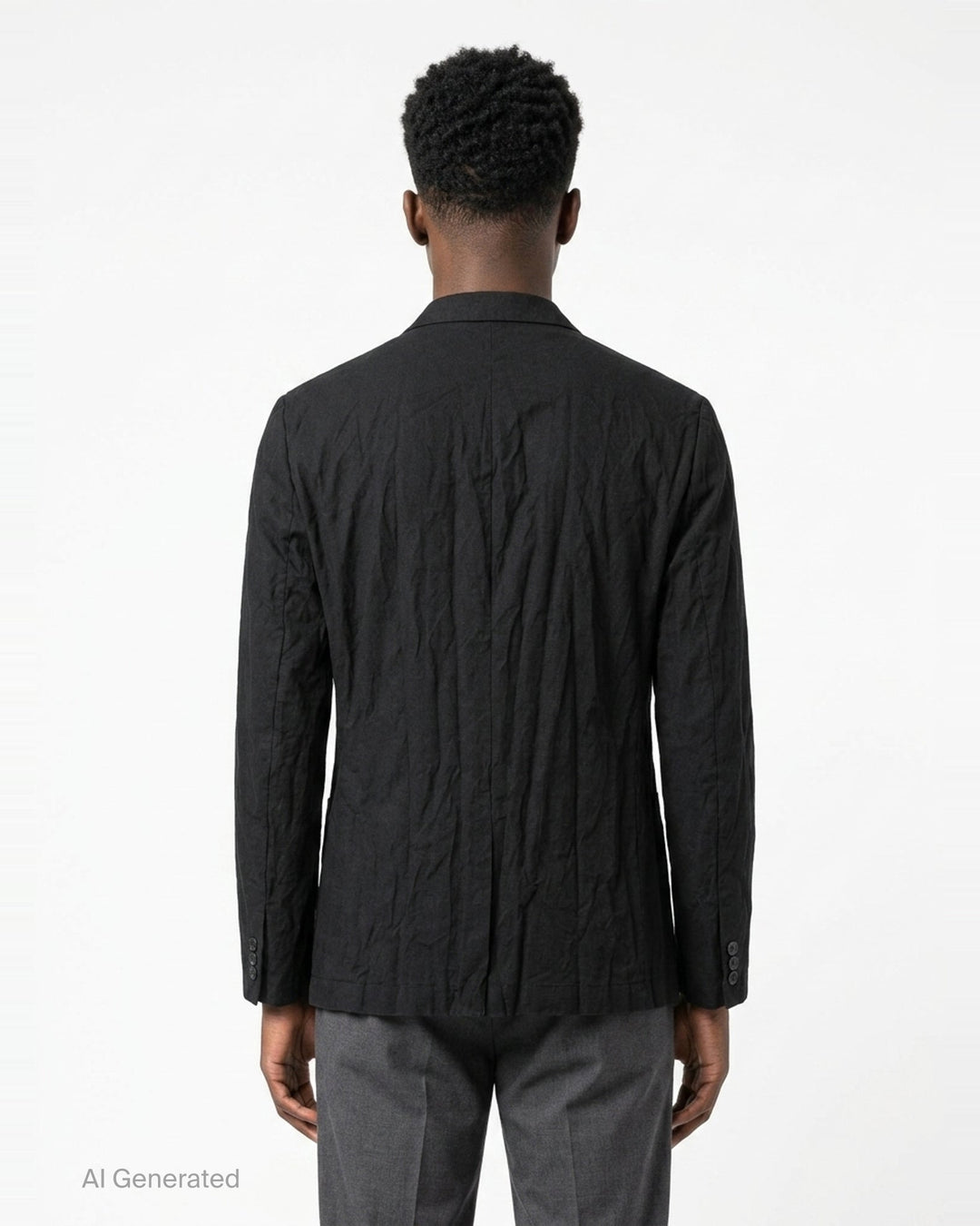 Wool Polyester Twill Blazer | Comme des Garçons Homme | Club21 - back