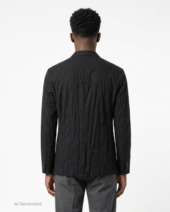 Wool Polyester Twill Blazer | Comme des Garçons Homme | Club21 - back