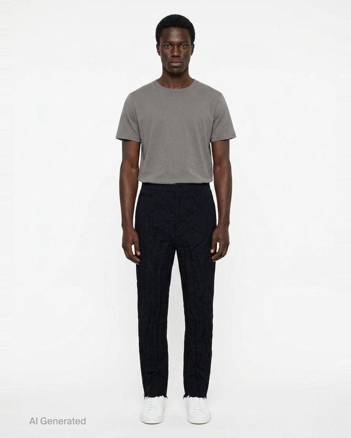 Wool Polyester Twill Pants | Comme des Garçons Homme | Club21 - front