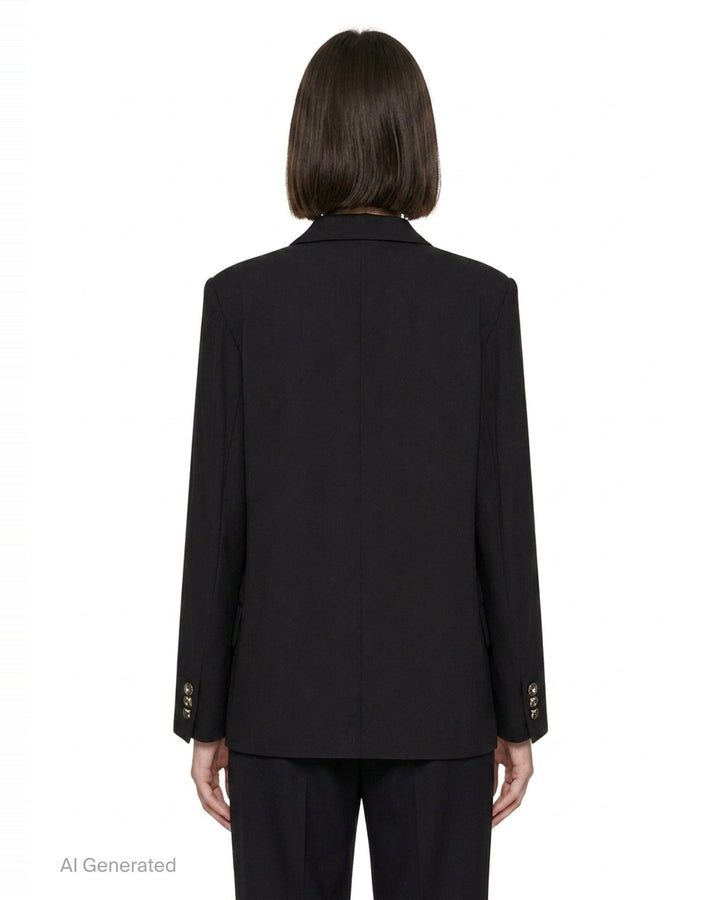Longline Tailored Jacket | Comme des Garçons | Club21 - back