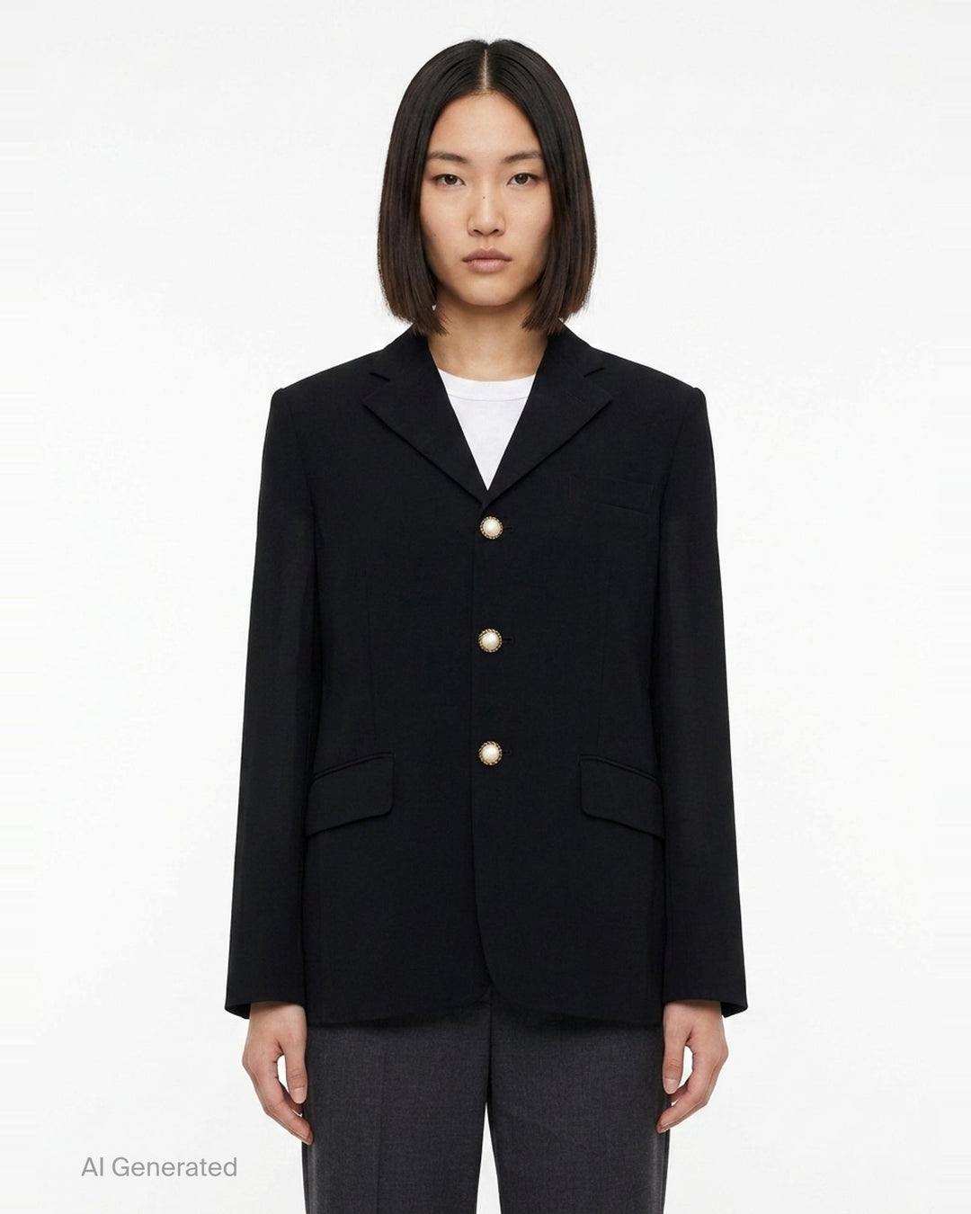Notch Lapel Tailored Blazer | Comme des Garçons | Club21 - front
