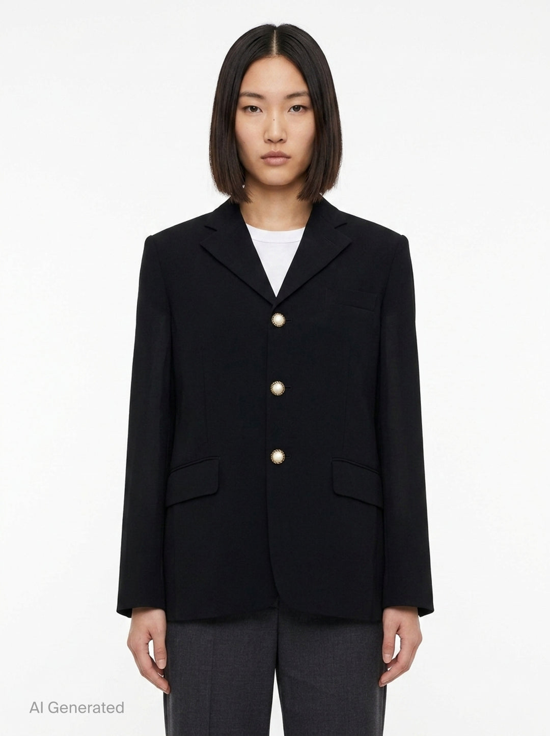 Notch Lapel Tailored Blazer | Comme des Garçons | Club21 - front