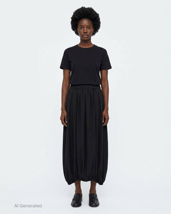 Parachute Wool Georgette Pants | Comme des Garçons | Club21 - front