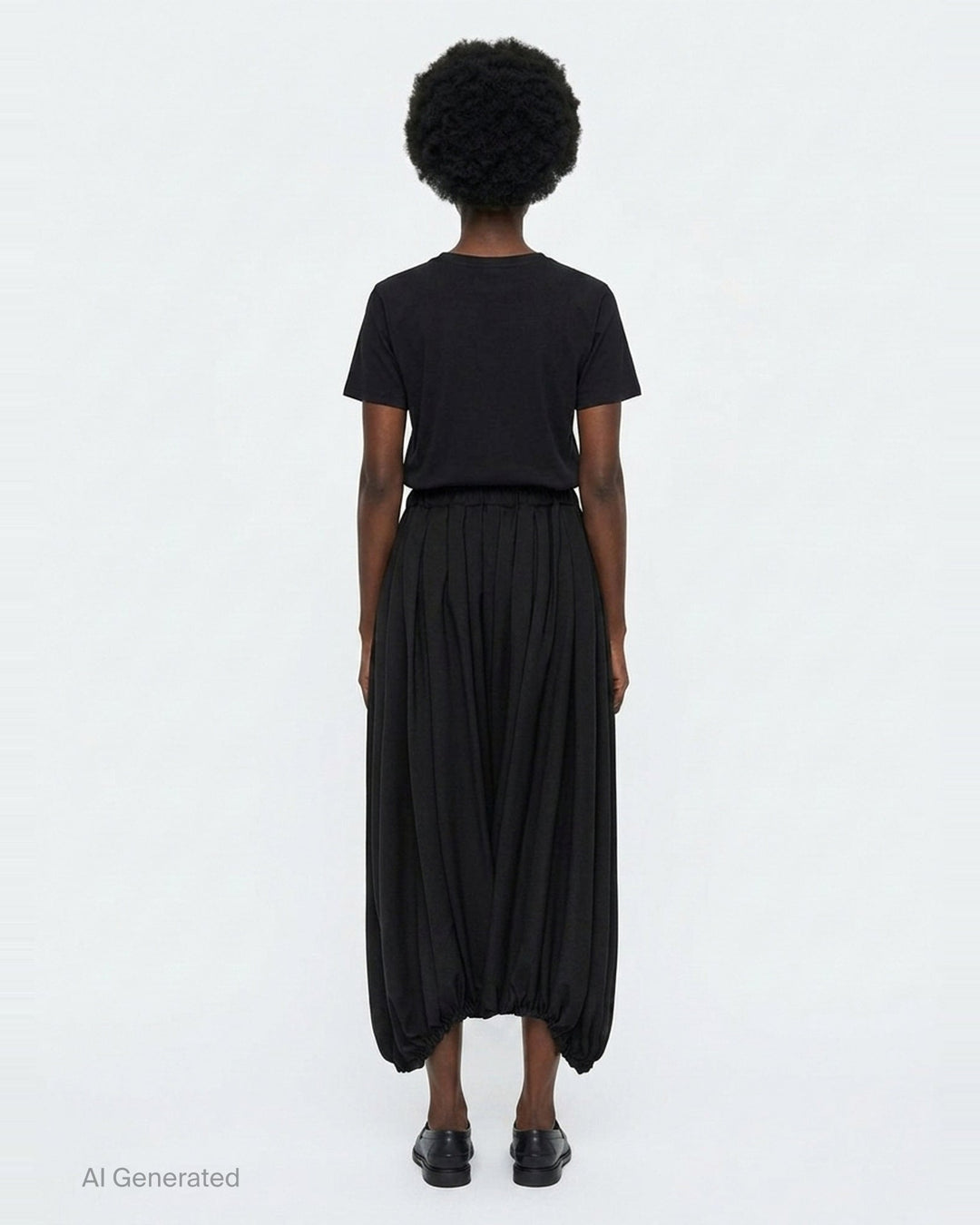 Parachute Wool Georgette Pants | Comme des Garçons | Club21 - back