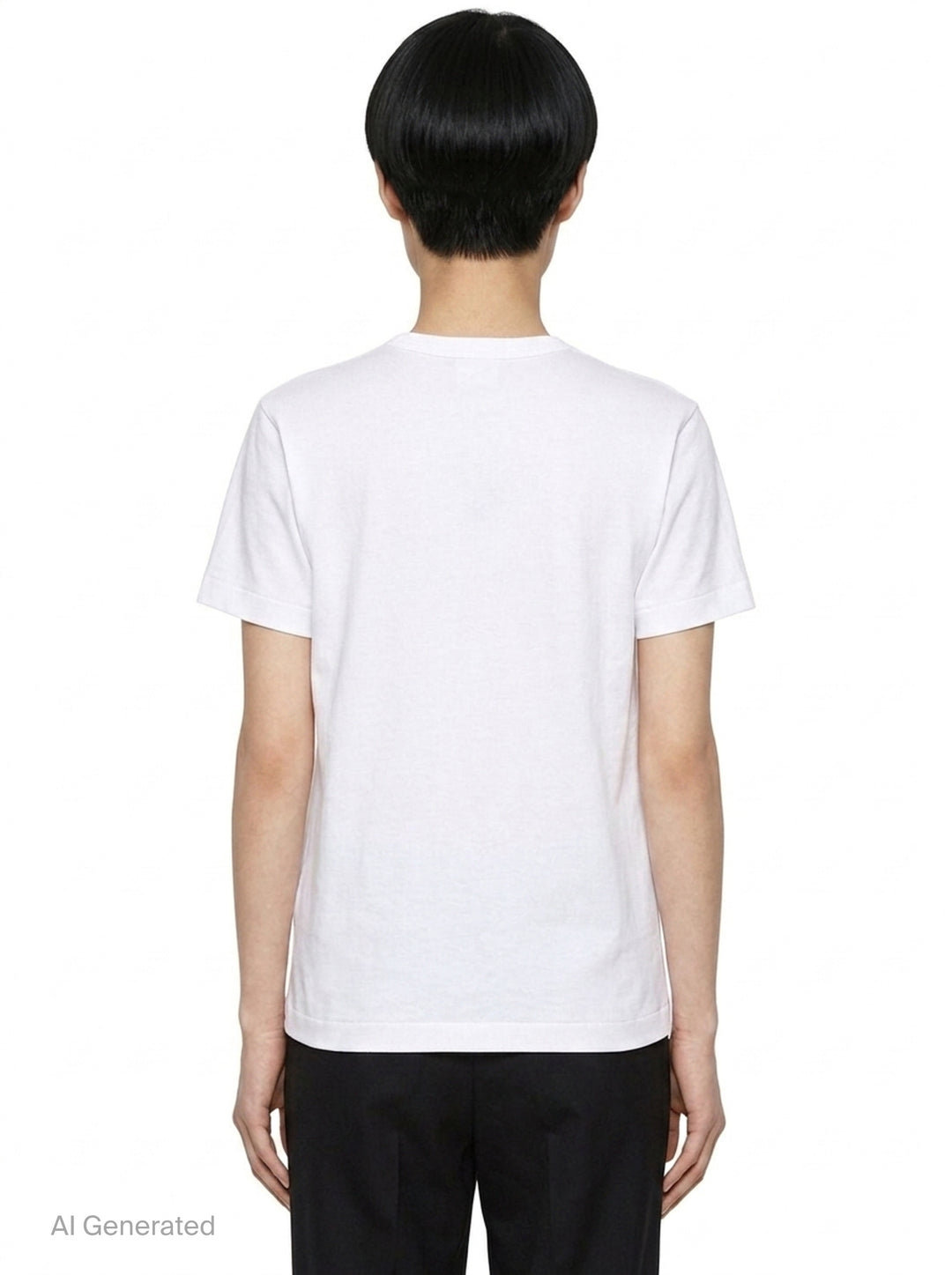 Black Heart Multi Emblem Tee | Comme des Garçons PLAY | Club21 - back