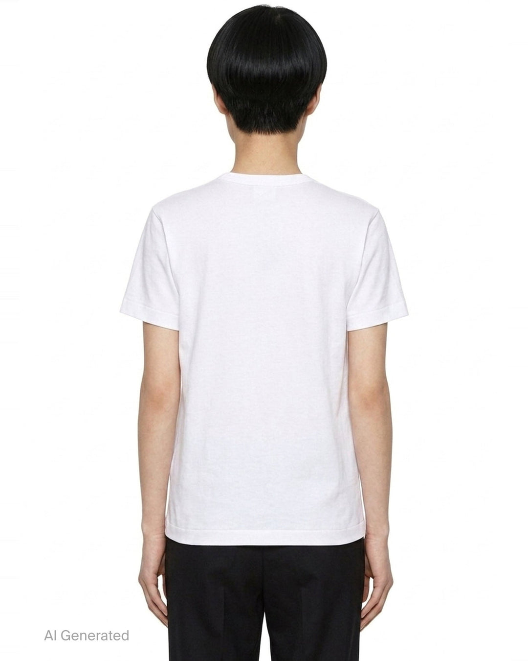 Black Heart Multi Emblem Tee | Comme des Garçons PLAY | Club21 - back
