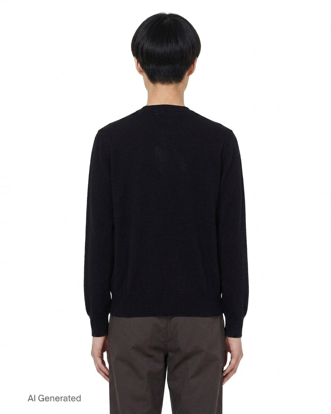 Pink Emblem Round Neck Cardigan | Comme des Garçons PLAY | Club21 - back