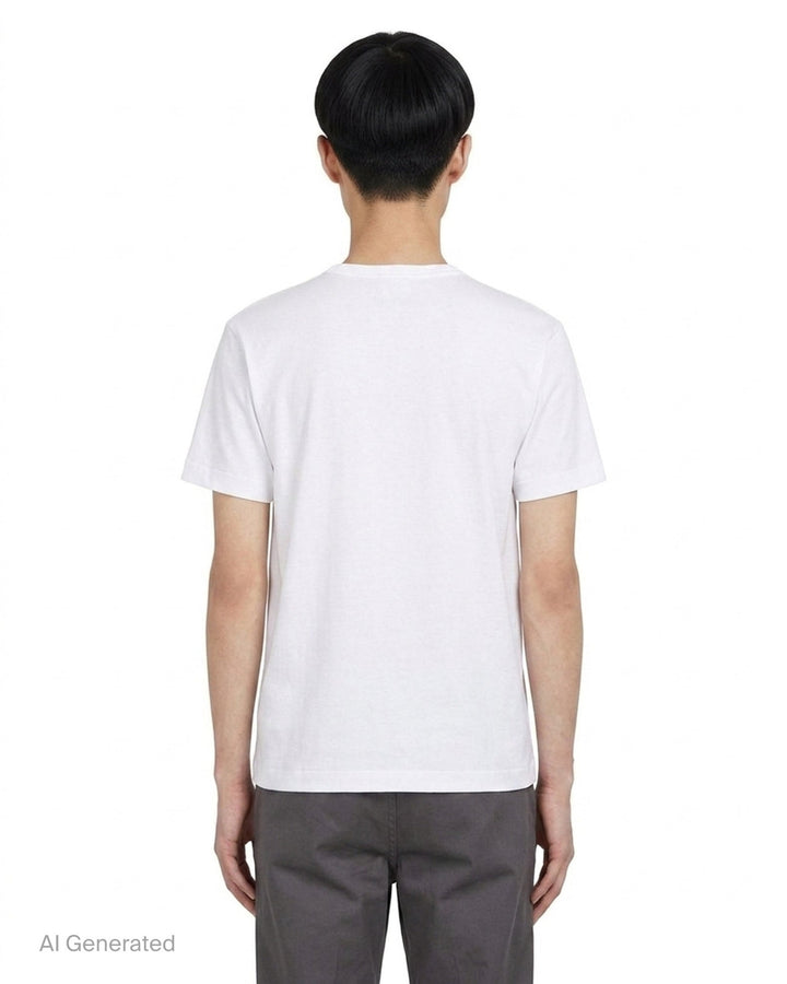 Polka Dot Double Heart Short Sleeve Tee | Comme des Garçons PLAY | Club21 - back