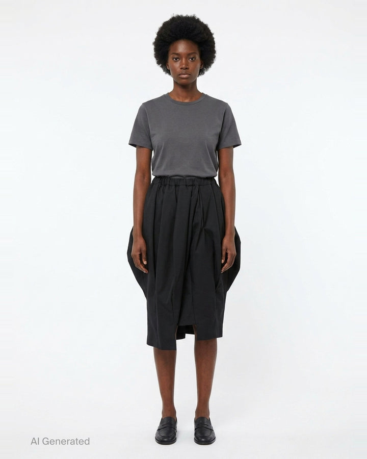 Sculptural Cocoon Skirt | Comme des Garçons | Club21 - front