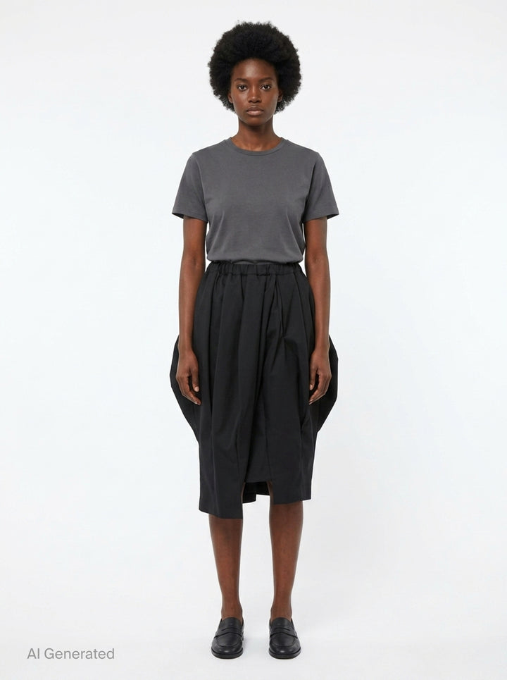 Sculptural Cocoon Skirt | Comme des Garçons | Club21 - front
