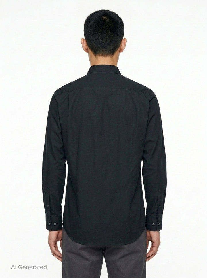 Abstract Patch Long Sleeve Shirt | Comme des Garçons Shirt | Club21 - back
