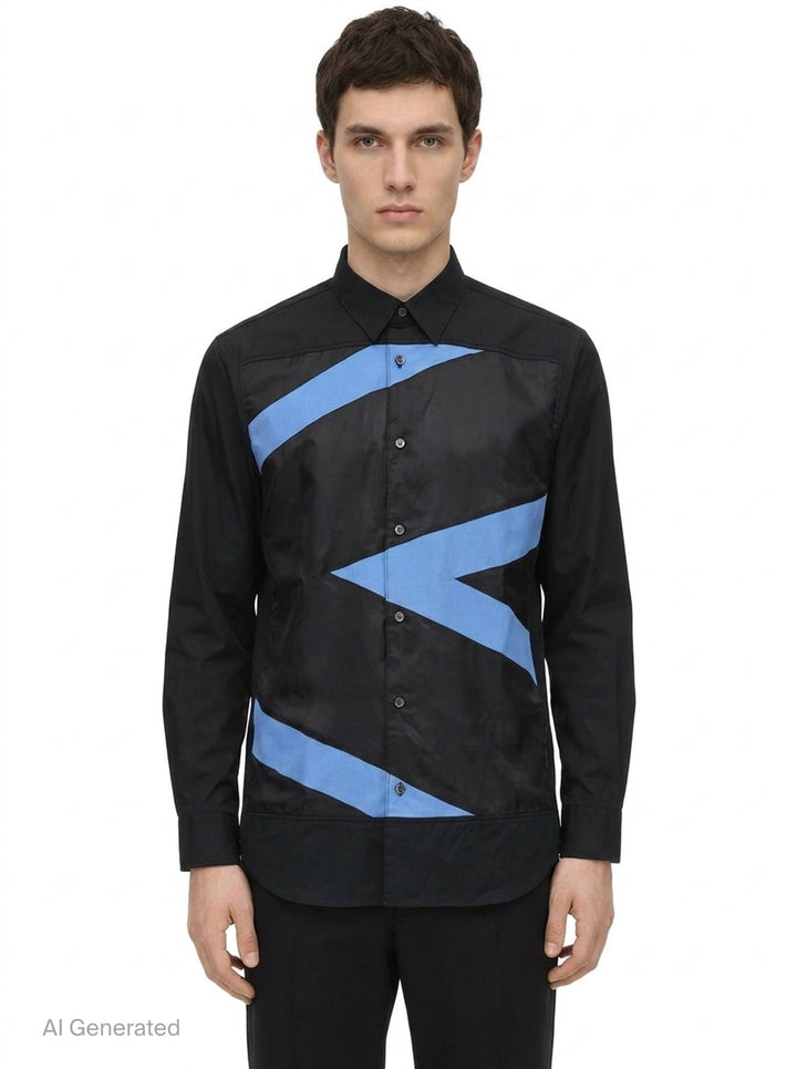 Long Sleeve Graphic Shirt | Comme des Garçons SHIRT | Club21 - front