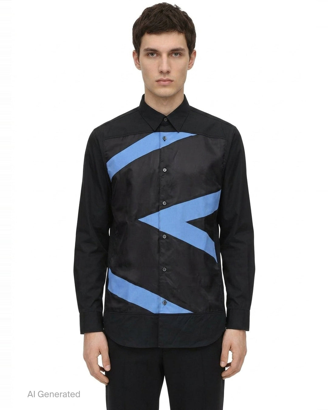 Long Sleeve Graphic Shirt | Comme des Garçons SHIRT | Club21 - front