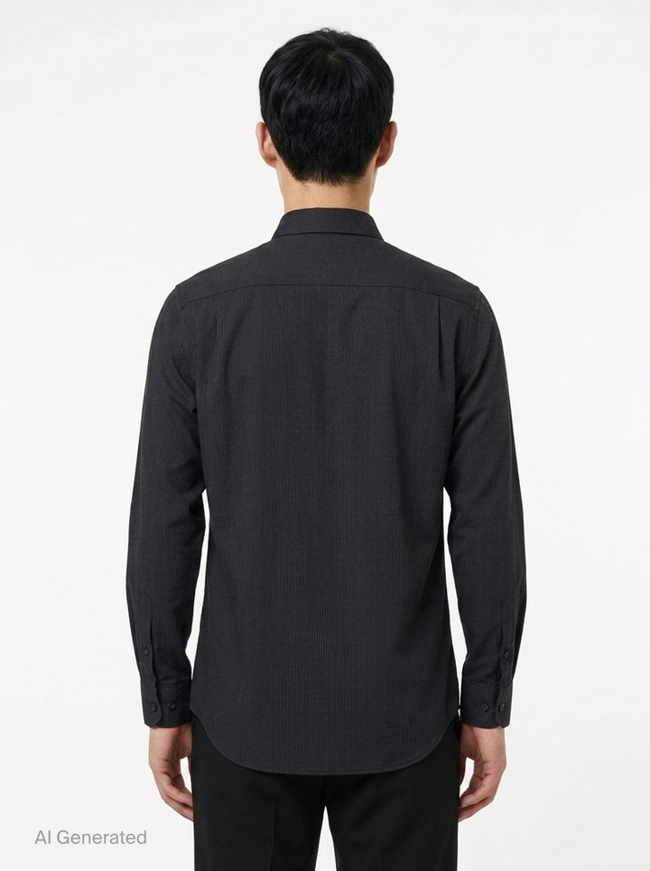 Long Sleeve Patch Pocket Shirt | Comme des Garçons SHIRT | Club21 - back
