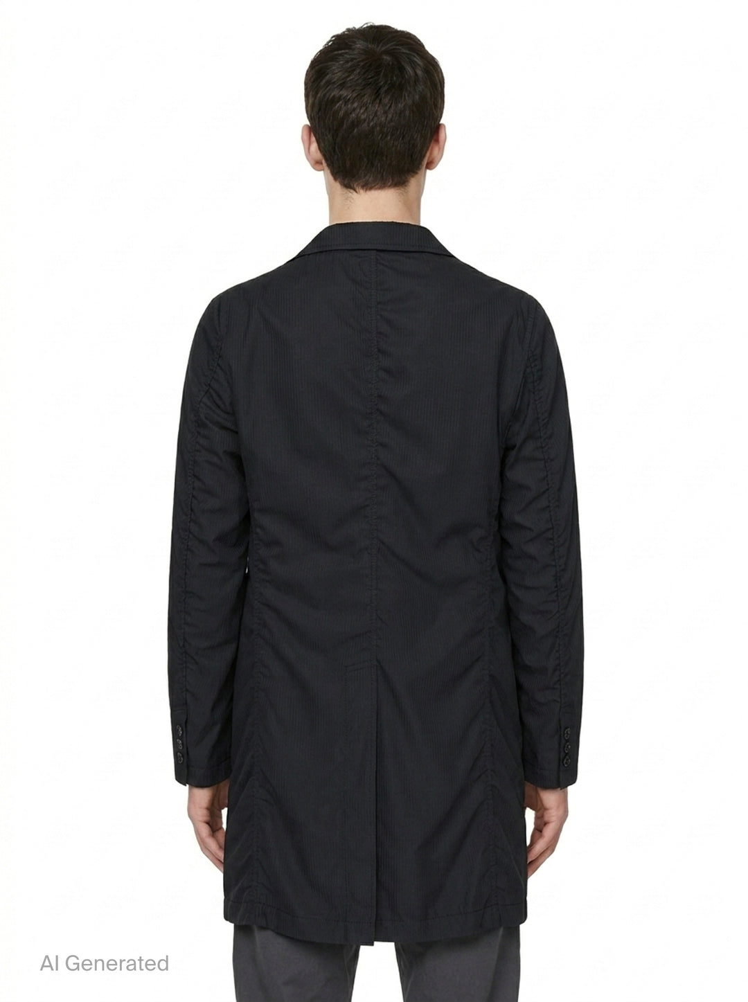 Longline Tailored Blazer Coat | Comme des Garçons SHIRT | Club21 - back