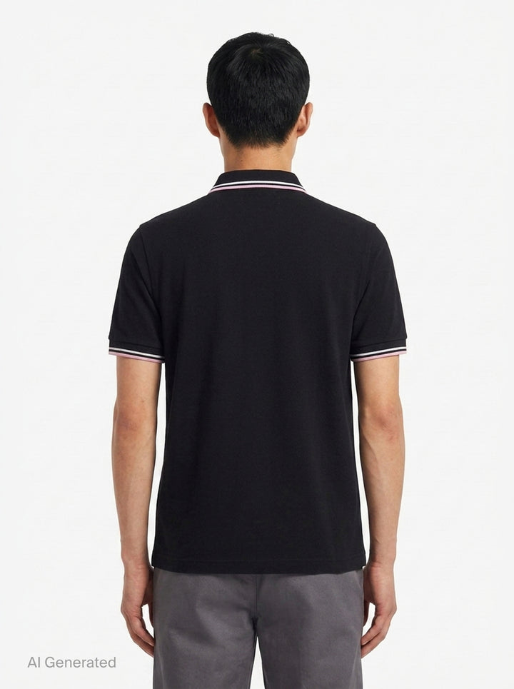 Short Sleeve Polo Shirt | Comme des Garçons SHIRT | Club21 - back