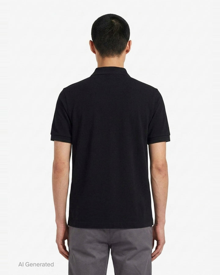 Short Sleeve Polo Shirt | Comme des Garçons SHIRT | Club21 - back