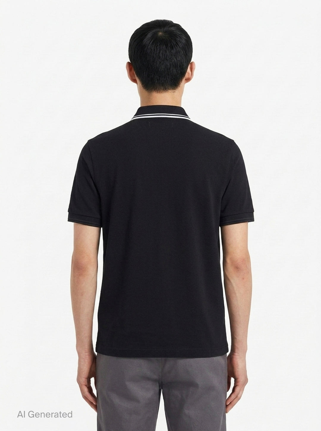 Short Sleeve Polo Shirt | Comme des Garçons SHIRT | Club21 - back