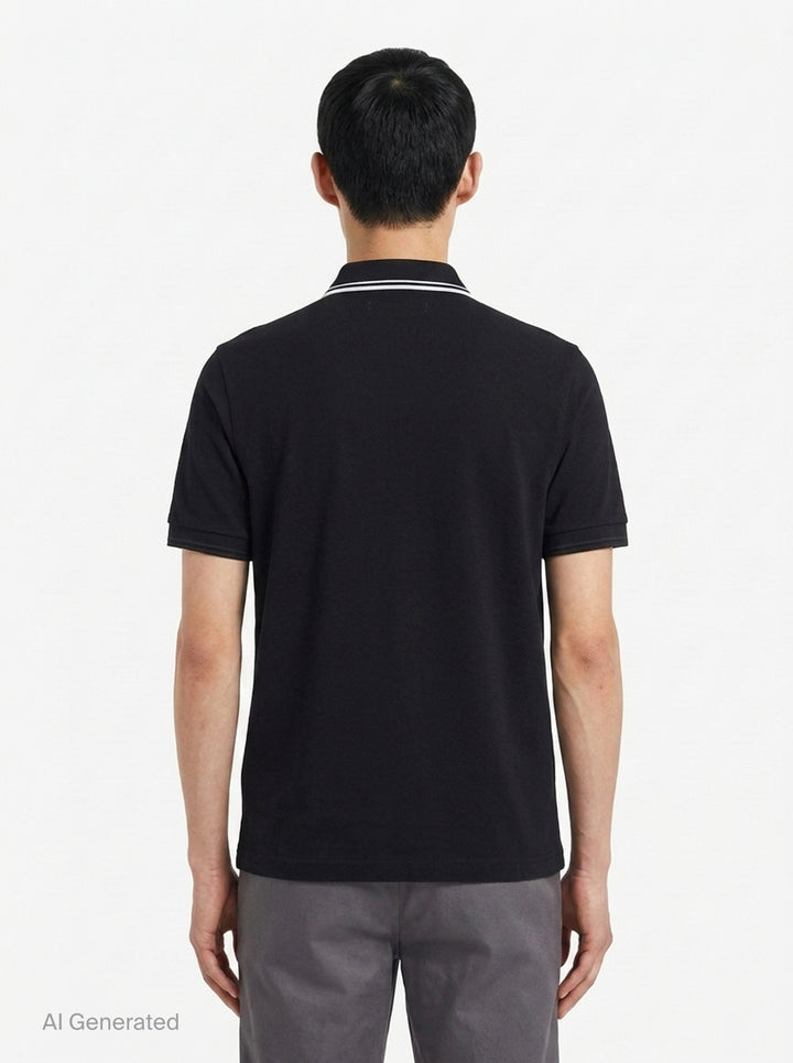 Short Sleeve Polo Shirt | Comme des Garçons SHIRT | Club21 - back