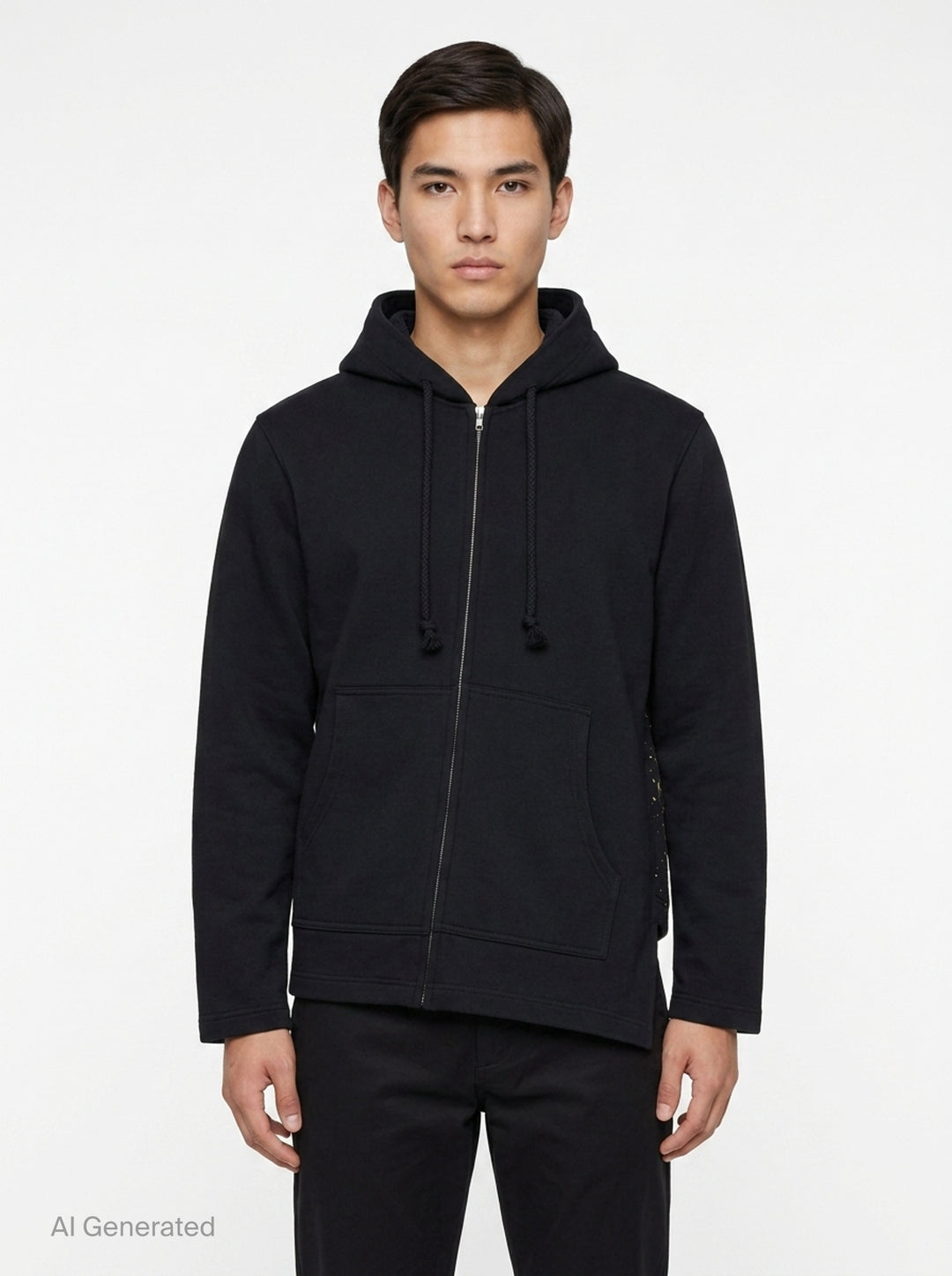 Splash Paint Zip-Up Hoodie | Comme des Garçons SHIRT | Club21 - front