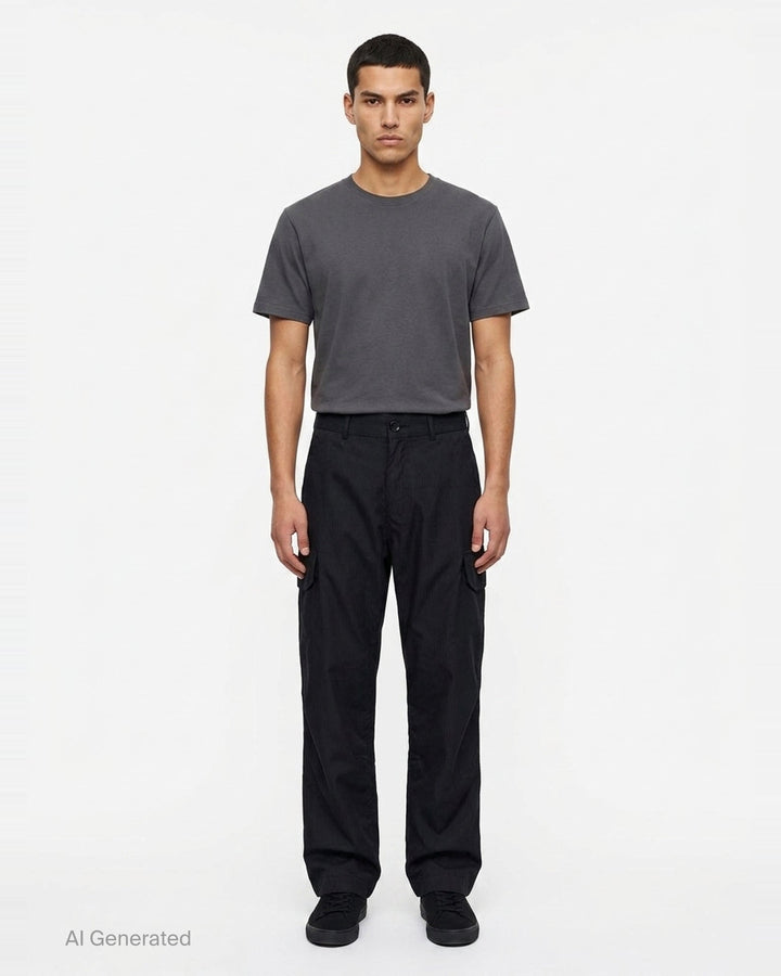 Straight Cut Cargo Trousers | Comme des Garçons SHIRT | Club21 - front