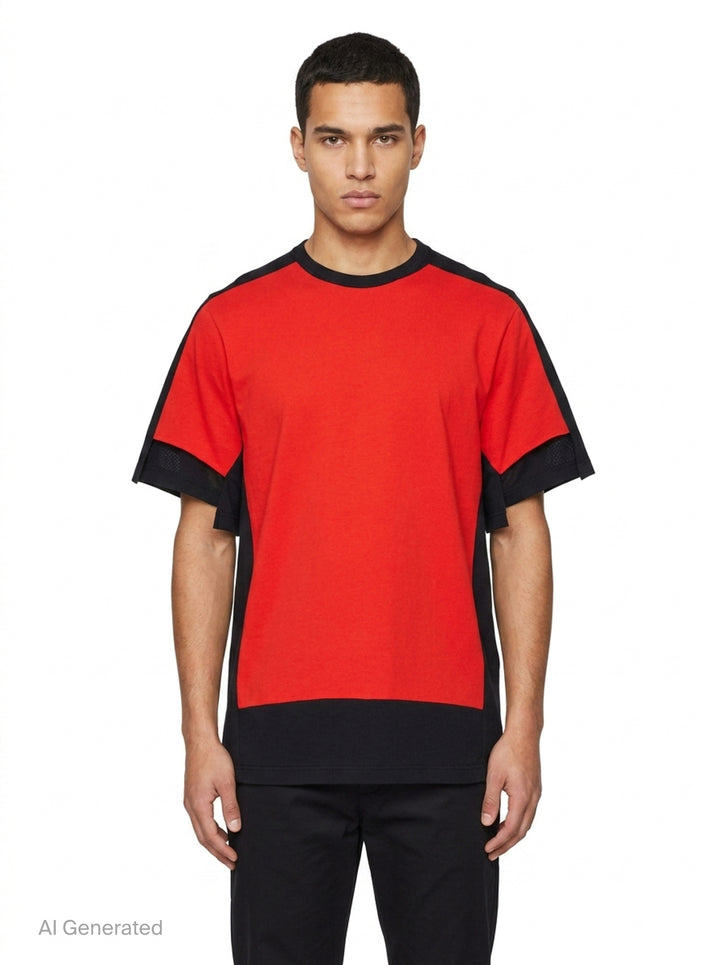 Two Way Colour Crewneck Tee | Comme des Garçons SHIRT | Club21 - front