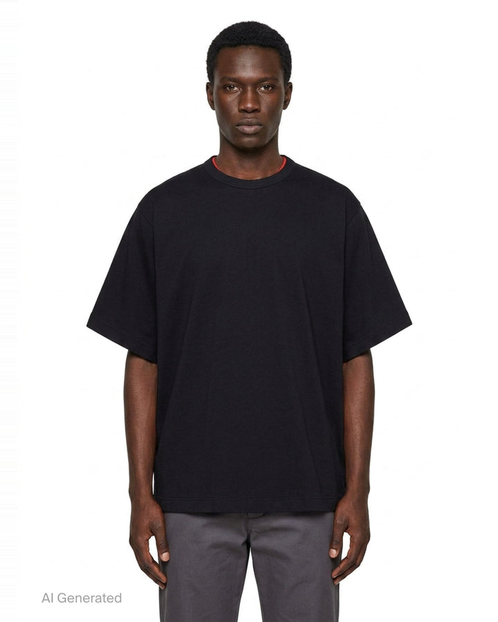 Two Way Colour Short Sleeve Tee | Comme des Garçons SHIRT | Club21 - front
