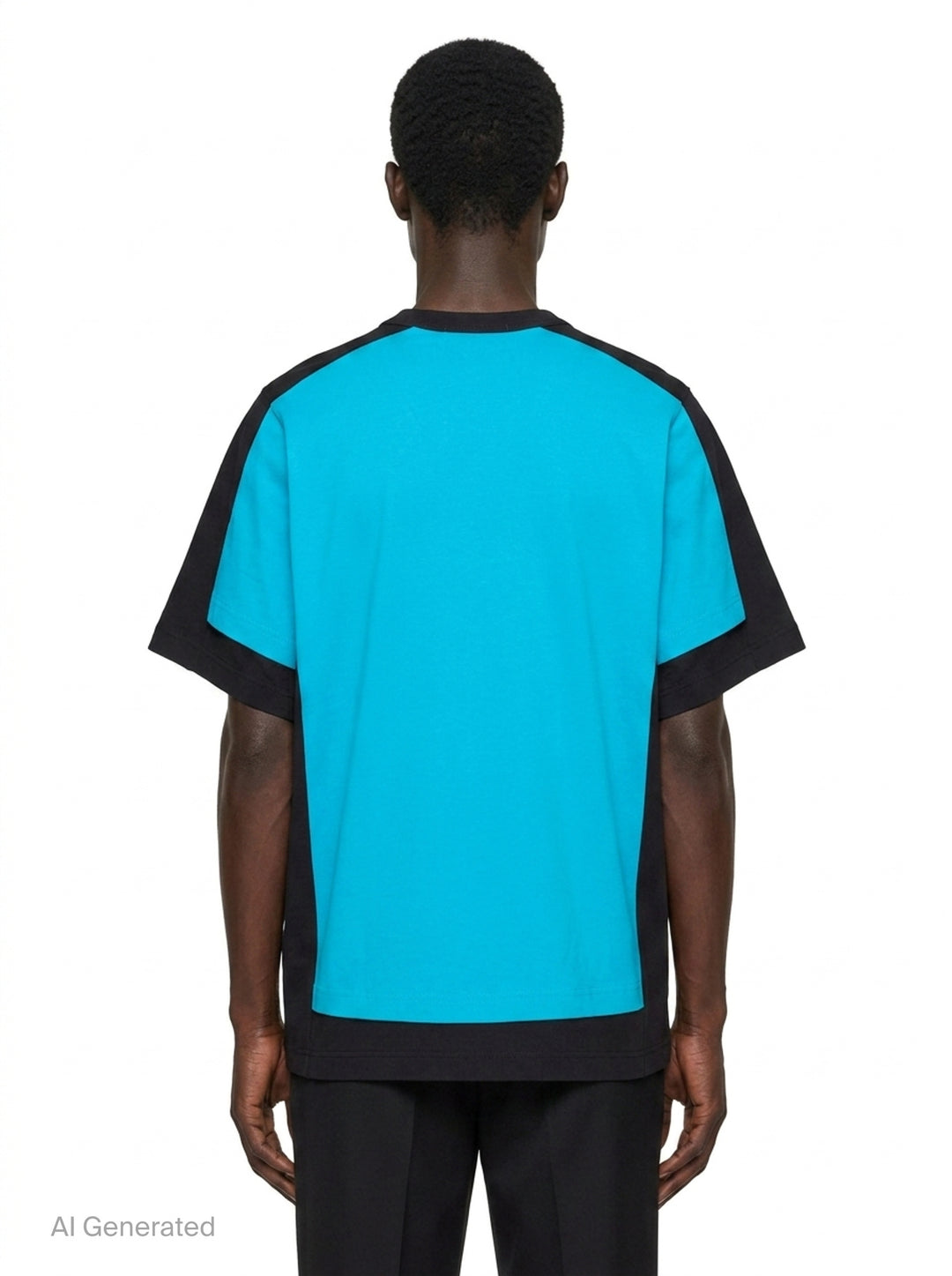 Two Way Colour Short Sleeve Tee | Comme des Garçons SHIRT | Club21 - back