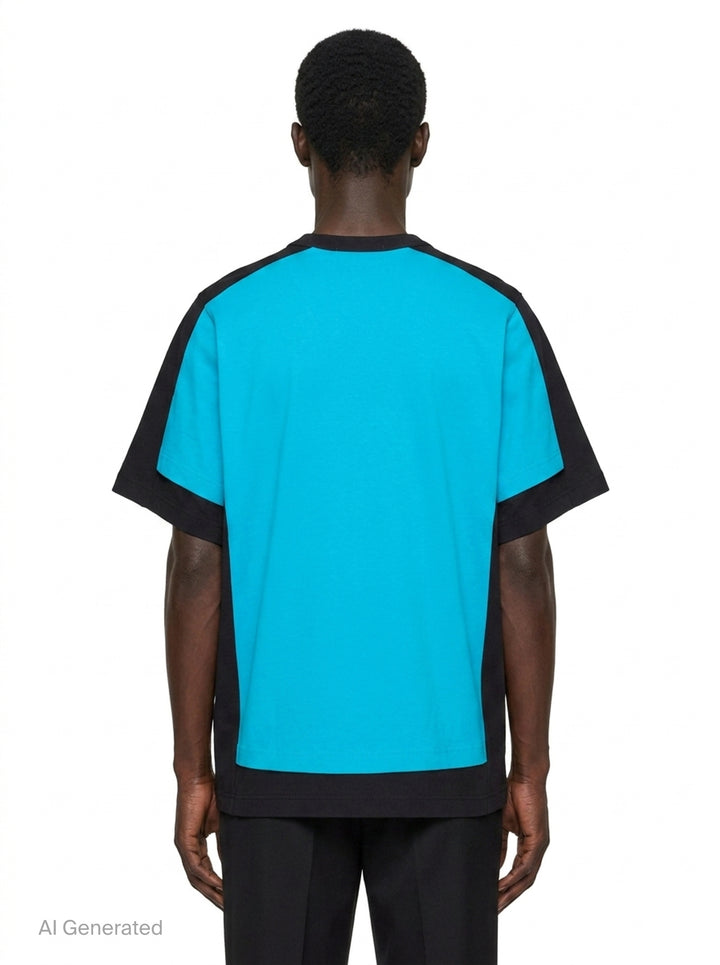 Two Way Colour Short Sleeve Tee | Comme des Garçons SHIRT | Club21 - back