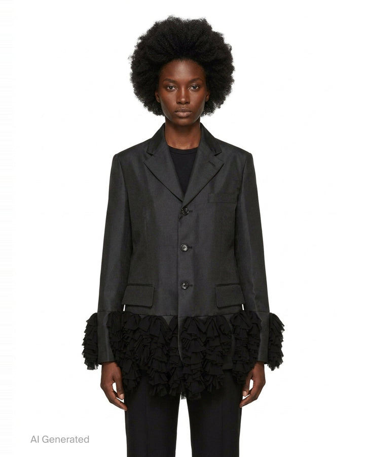 Tailored Blazer With Jellyfish Hem | Comme des Garçons | Club21 - front