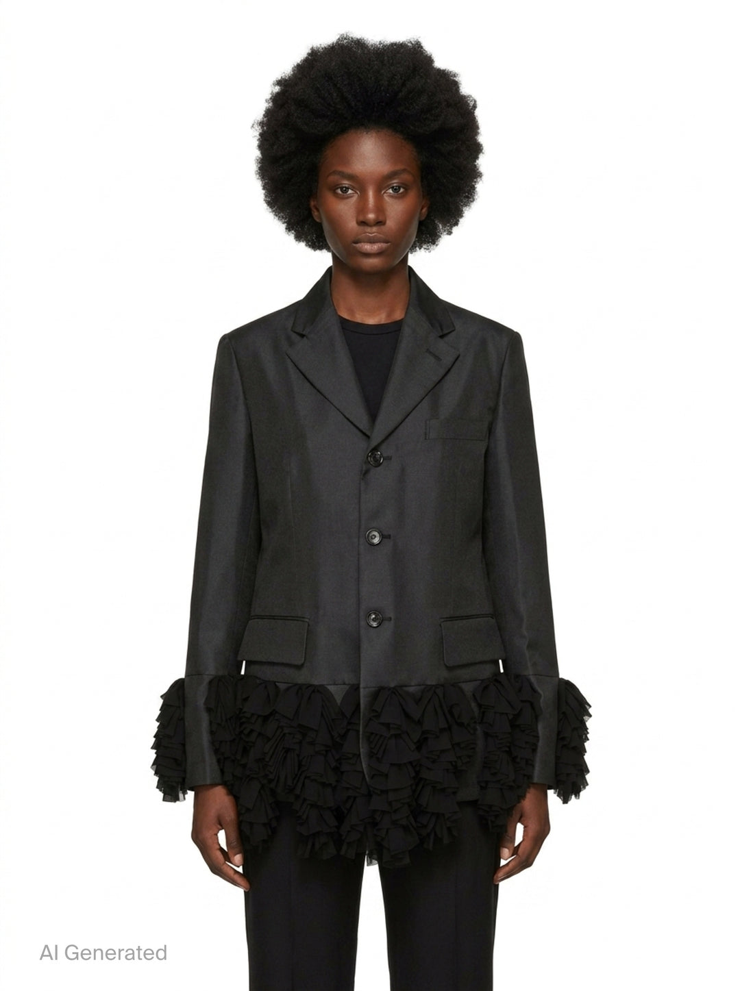 Tailored Blazer With Jellyfish Hem | Comme des Garçons | Club21 - front